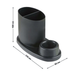 Настольная подставка "Эллипс" черный ОР54 (Стамм)