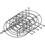 Защитная металлическая решетка ЭРА SPP-AC8-402-100 для светильников SPP-402 мощностью 100 Вт