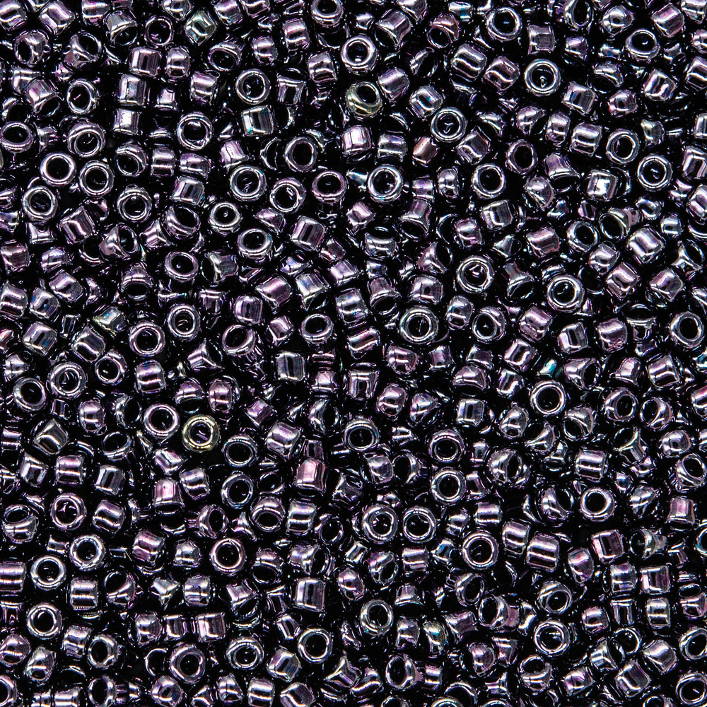 Японский бисер TOHO Round 15/0 (№90), металлизированный, непрозрачный глянцевый