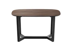 Стол обеденный Cross 2 140*80 см (орех, черный)