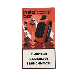 Одноразовый Pod InstaBar WT - Клубничное Мороженое (10000 затяжек)