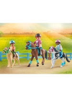 Набор Мобильная школа верховой езды Playmobil 71493
