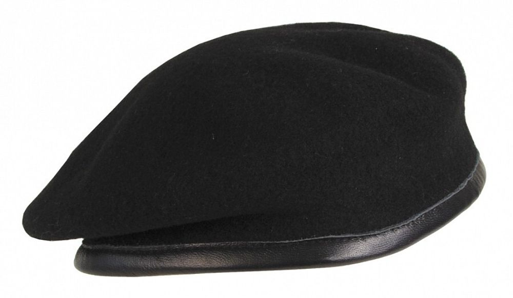 Берет черный бесшовный