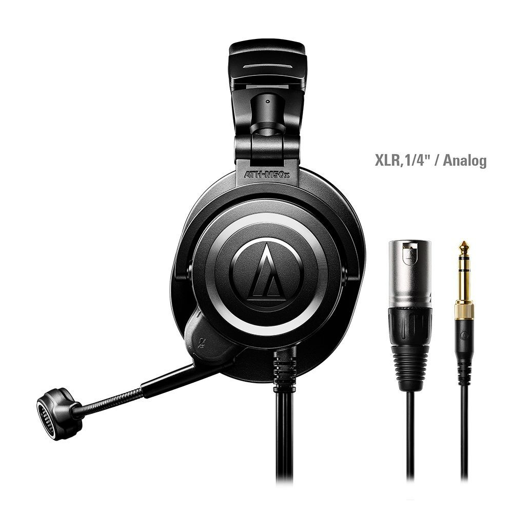 Наушники Audio-Technica ATH-M50xSTS, черный