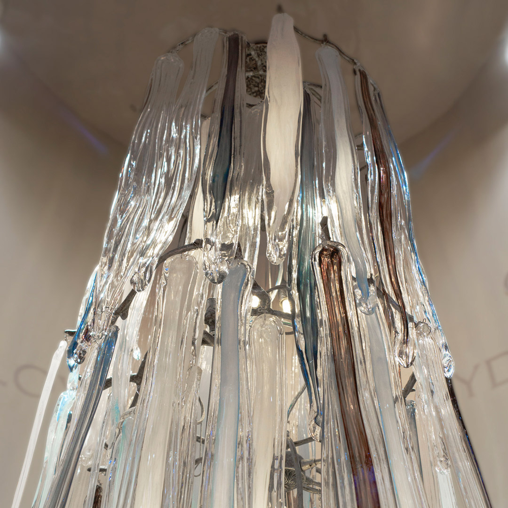 Люстра Cloyd SULAWESI C24 / выс. 260 см - серебро темн. (арт.11255)