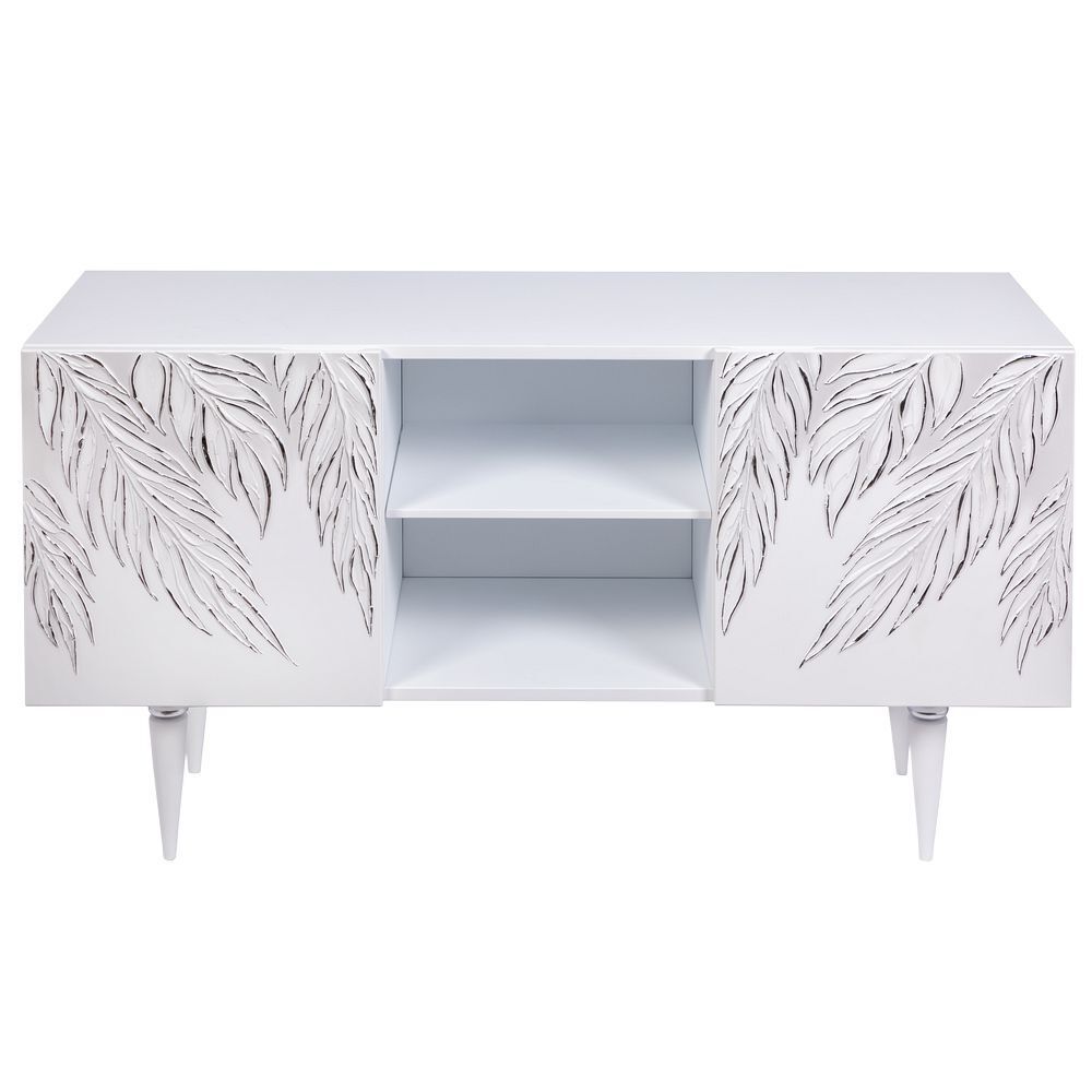 Тумба под ТВ Тропик 117см Классика Айс Сильвер