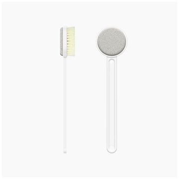 Щетка для душа Qualitell Double Sided Shower Brush с пемзой для пяток