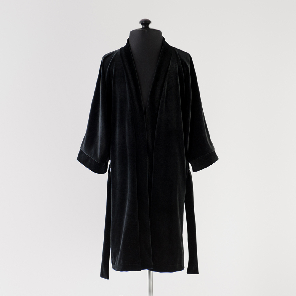 бархатный халат