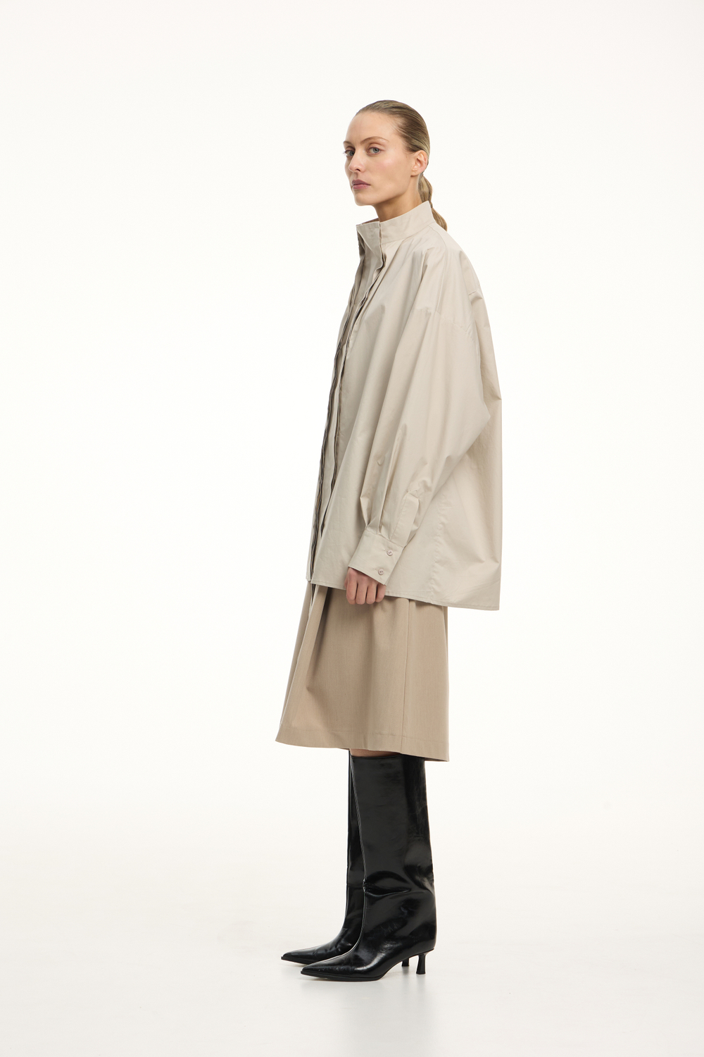 Рубашка-трансформер OVER OFF Beige