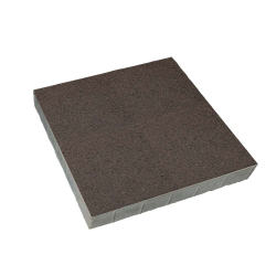 Тротуарная плитка КВАДРАТ 600х600 мм - Стандарт Коричневый