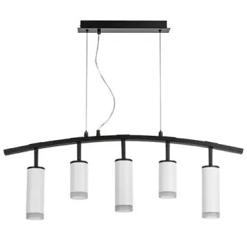 Подвесной светильник 5*GU10 LR7353628630 чёрный/белый Rullo Lightstar