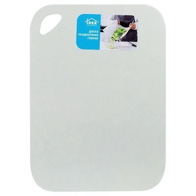 Доска разделочная гибкая 35см белый ротанг
