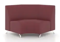 Угловой радиусный модуль Интер Хром