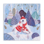 Салфетки бумажные 33*33 GrandPero Deluxe Умка, 3 слоя, 20л