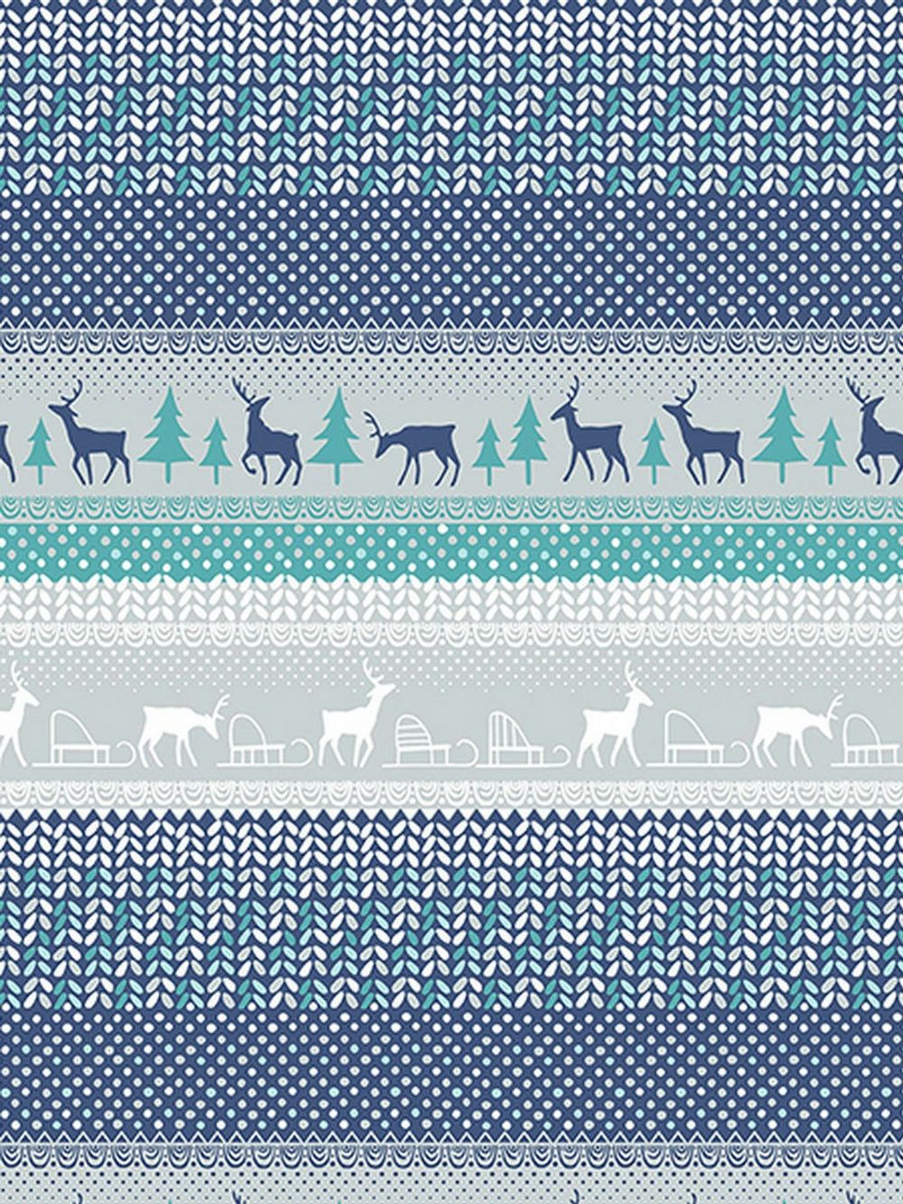 Простынь Сказка "Скандинавия" 200х215 см, перкаль