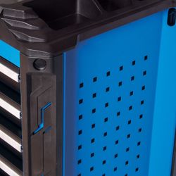 KING TONY (87SQ31-7B-BK) Тележка инструментальная, 7 выдвижных ящиков, "SQUAD"