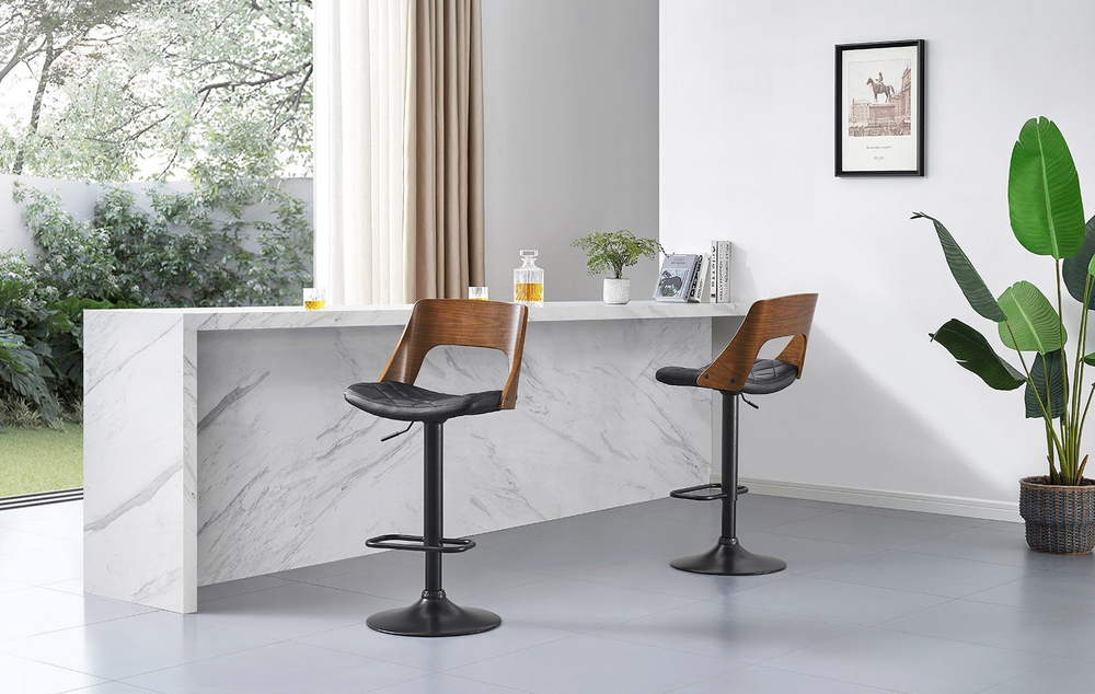 Стул барный JY1932 черный/черный