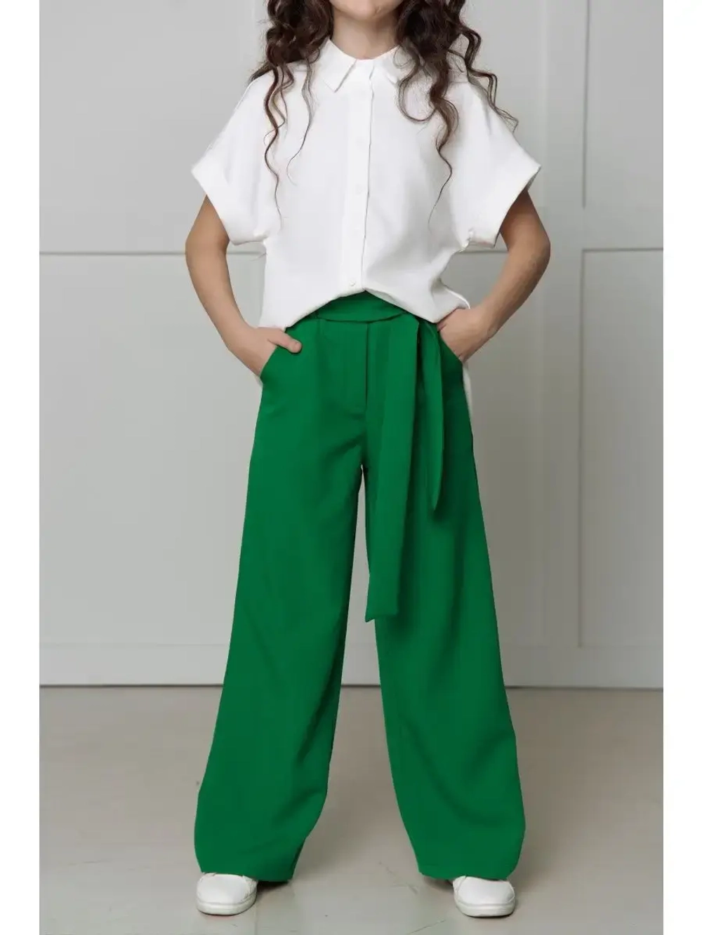 Костюм с брюками палаццо