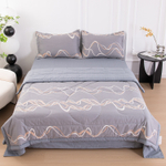 Комплект постельного белья Сатин с Одеялом 100% хлопок OB158