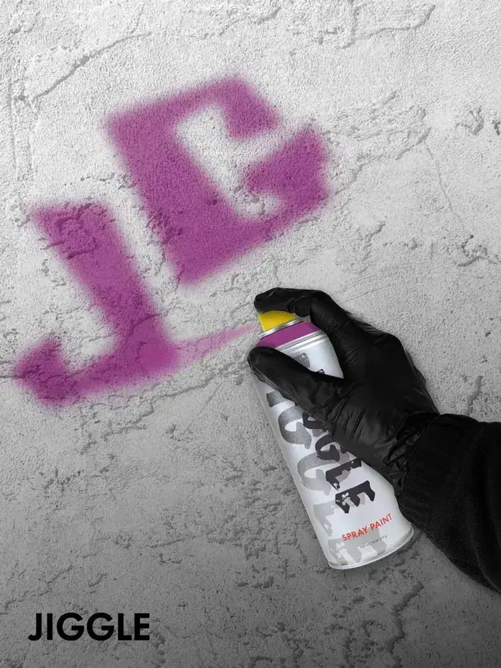 Аэрозольная краска для граффити в баллончике JIGGLE PRO суперматовая, 520 мл, FANDANGO / Фанданго