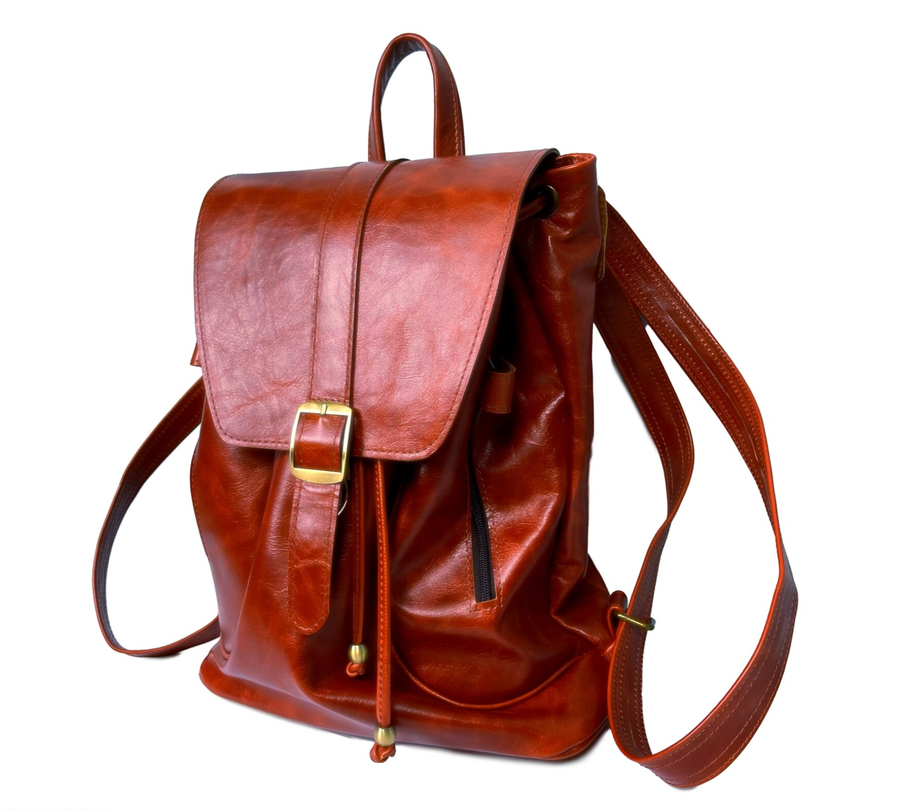 Рюкзак женский из натуральной кожи