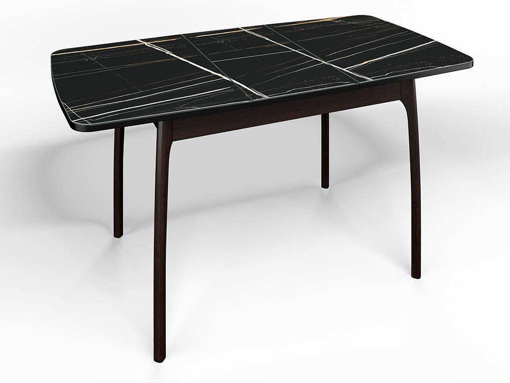 Стол СМ-3 Флорида опора массив изогнутая венге