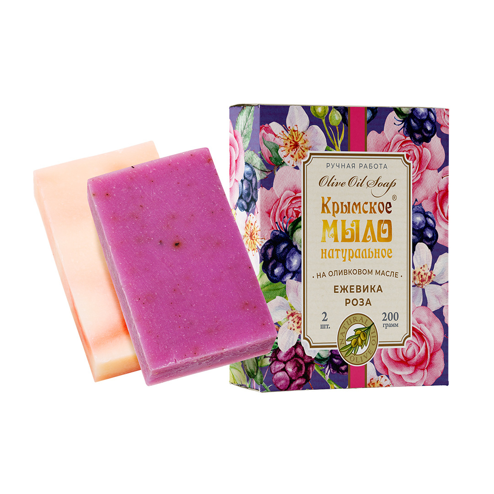 Набор мыла на оливковом масла Календула и лаванда, 200 г (4,05 б)