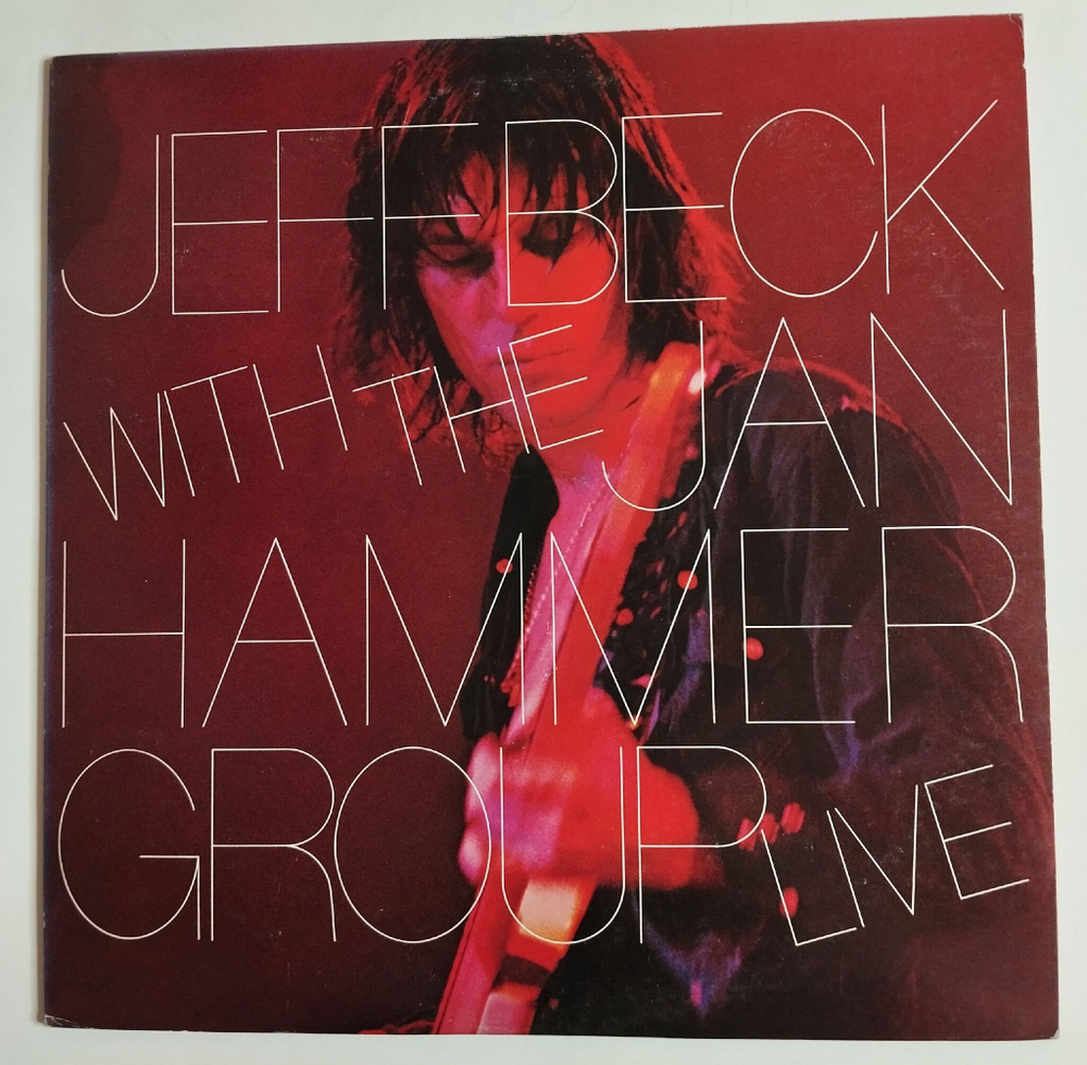 Винтажная виниловая пластинка LP Jeff Beck With The Jan Hammer Group Live (Japan 1979) (No Obi)