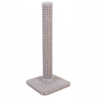 Когтеточка столбик крафт №3 ковролин l 37х37х82 ø10 rich breed кф-3