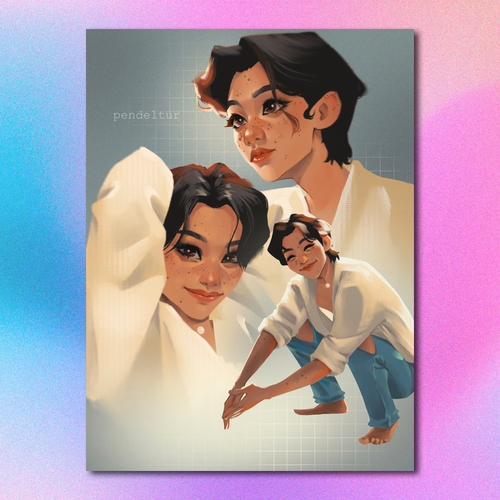 Арт принт / pendeltur / STRAY KIDS / Феликс