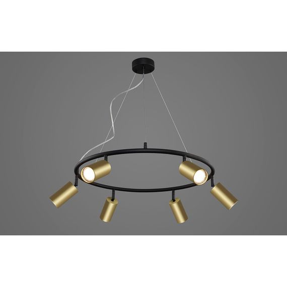 Подвесная люстра Crystal Lux CLT 015C6 D600 BL-GO