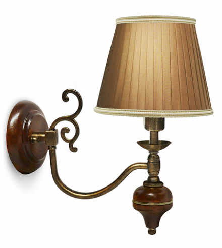 Бра Президент (№1,плафоны зеленые,фурнитура золото)