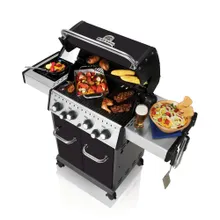 Газовый гриль Broil King BARON 490, 6 горелок, вертел, чёрный