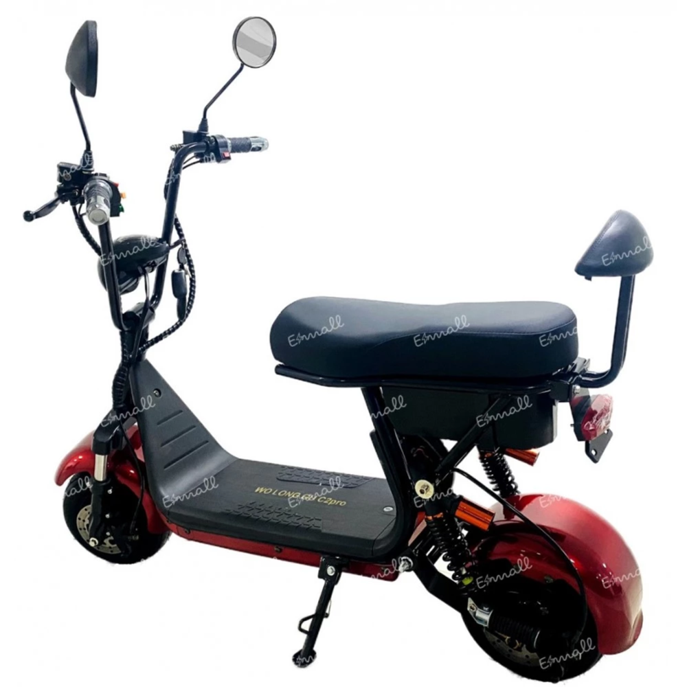 Электроскутер CityCoco WOLONG C2 PRO Красный