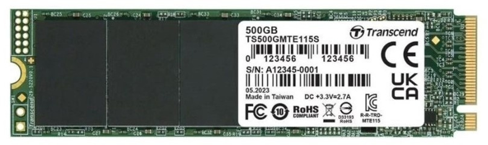 Жесткий диск SSD 500GB Transcend TS500GMTE115S