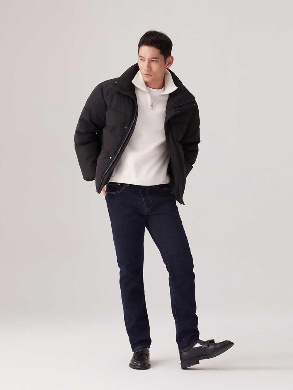 Мужские классические джинсы Levi's 502 Taper 29507-1589, Утепленные