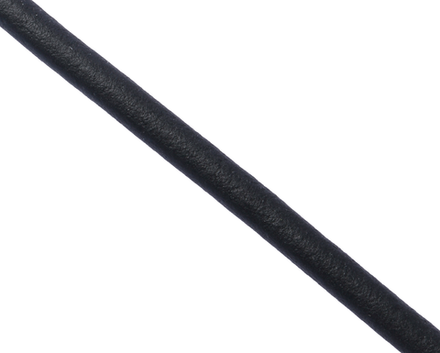 Шнурок круглый черный Ø 5.0 мм, дл. 50 см