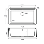 Мойка Omoikiri Tarento 83-BL Tetogranit | Черный