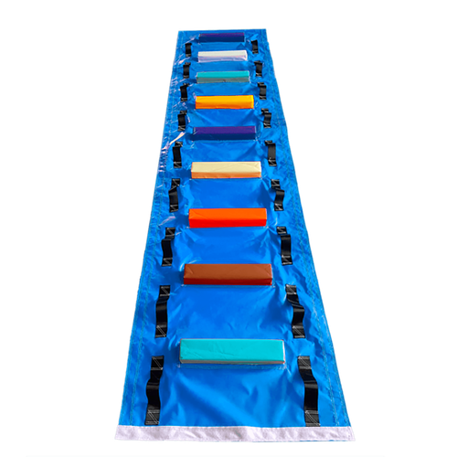 Склиз с лестницей, сменное полотно для надувного батута 8*0,888 м