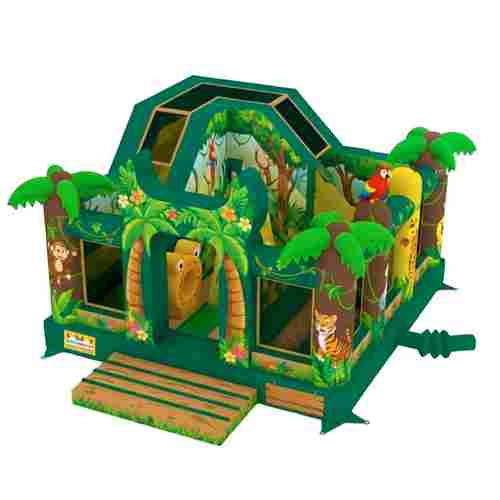 Коммерческий надувной батут «Зов Джунглей» 5×5×3,3 м