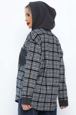 Рубашка с капюшоном Стокгольм (серая) Б14593-50М LT Collection