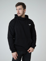 Худи черное Город Горький мужское вышивка