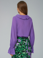 Блуза с рюшами