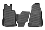 Коврики в салон FORD Transit, 2 части, МКПП 2006-2014, (полиуретан)