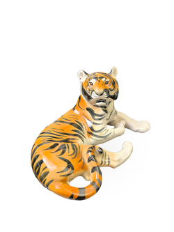 Фарфоровая статуэтка "Тигр" ЛФЗ, СССР, 1986-1991 гг.