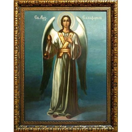 Архангел Селафиил. Икона на холсте