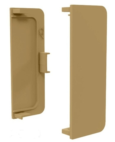 Заглушка глухая универсальная для горизонт. C-образного профиля Gola-X, золото, AQ