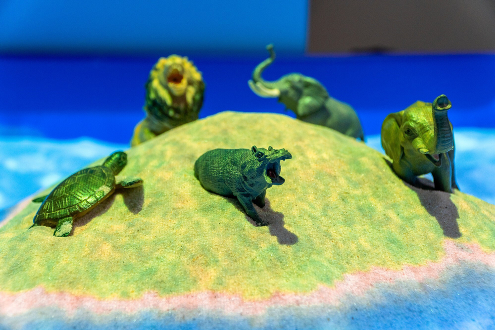 Интерактивная песочница Домик