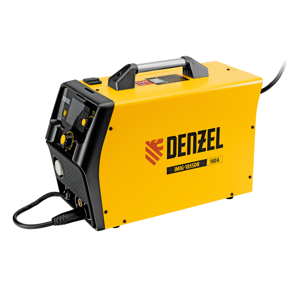 Аппарат инвертор. полуавтомат. cварки IMIG-185SDR, 180 А, ПВ 60%, катушка 5 кг Denzel