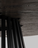 Стол обеденный Daphne 120*75 см темное дерево